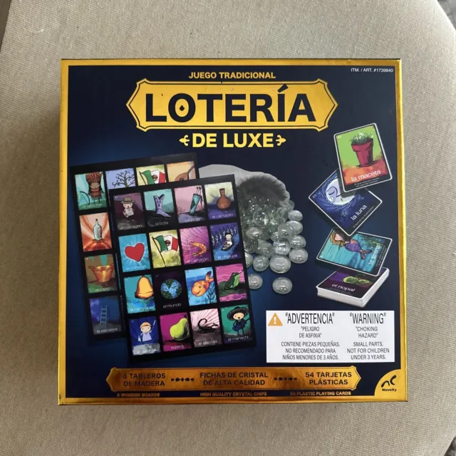 Mexican Loteria De Luxe Board Game New