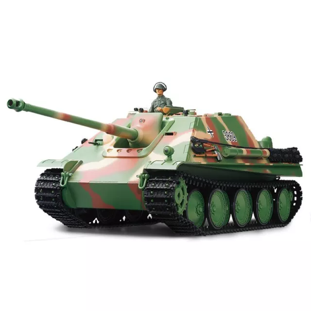 Heng Long 1:16 RC Panzer Jagdpanther tarn BB+IR, Sound, Rauch, RTR