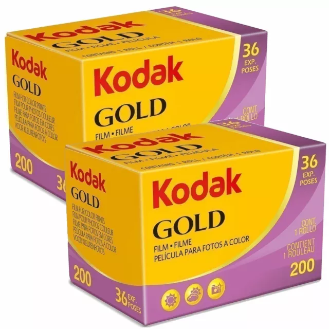 Kodak Gold 200 Film Pack 135 (36 Exp) - 2 Pack