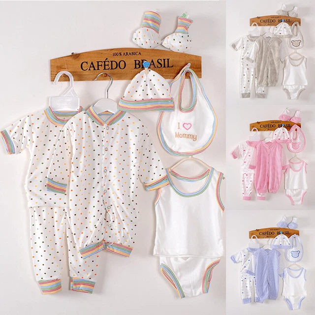 Baby Clothes Set Shirt Outfit 0-3M Unisex Infants Newborn Pyjama Romper Top