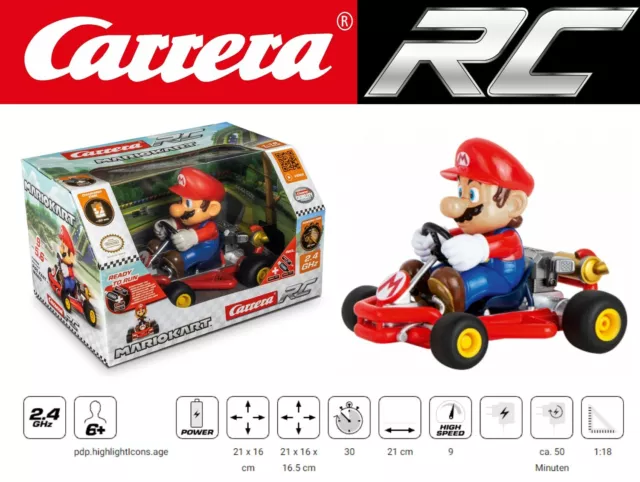 Carrera RC 2,4GHz Mario Kart™ Pipe Kart Mario 370200989