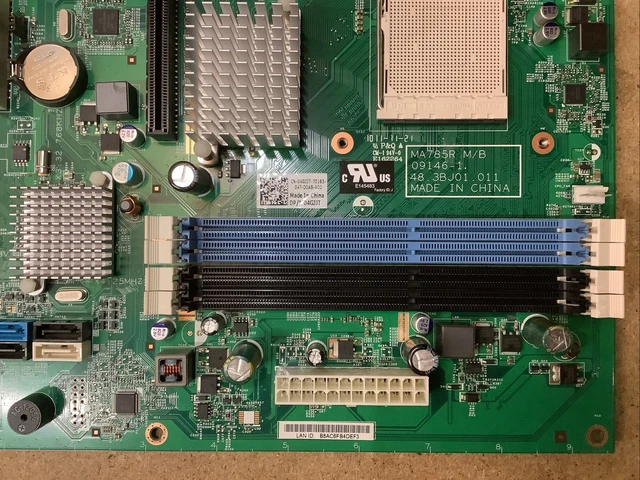 Socget DELL INSPIRON 570 Motherboard 04GJJT MA785R AMD Socket AM3 DDR3 mATX £ ...