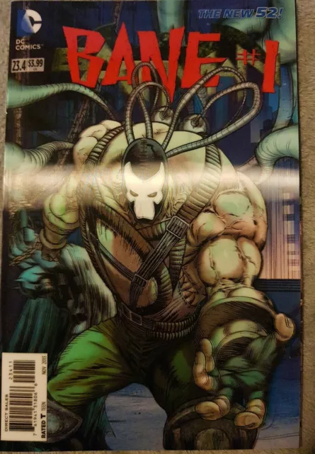 BATMAN ISSUE 23.4 - FIRST 1st PRINT 3D LENTICULAR BANE VARIANT COVER - DC NEW 52