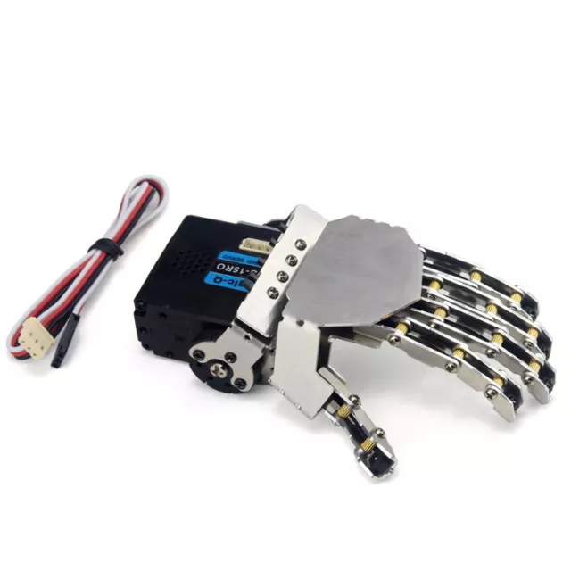 New DIY 5 Fingers Humanoid Manipulator Clamp Left Hand With Servo for Robot