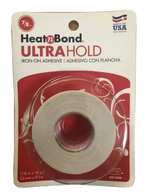HeatnBond UltraHold Iron-On Adhesive, 5/8 Inch x 10 Yards