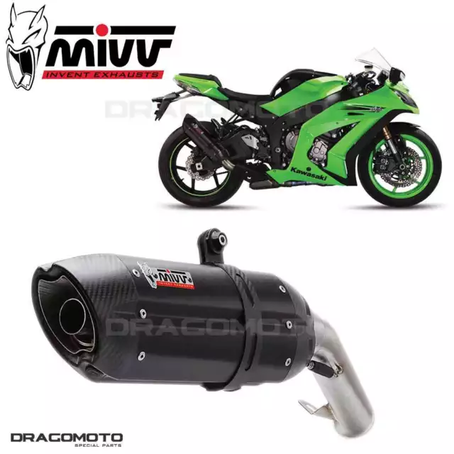 Auspuff KAWASAKI ZX-10 R 2011 2012 MIVV Suono Schwarz