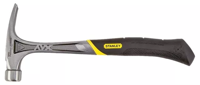 Stanley 51-163 16 oz. FatMax  Xtreme AntiVibe Rip Claw Nailing Hammer 5558101