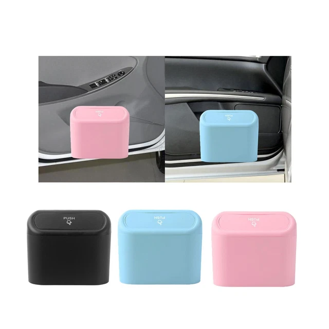 Druuzyl Lot De 2 Poubelles De Voiture Avec 100 Sacs Poubelle