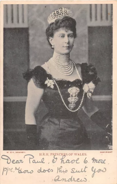 Postcard Royalty  Hrh Princess Of Wales