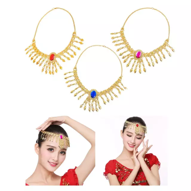 Bande de cheveux de danse du ventre Accessoire de cheveux Bijoux Chapeaux