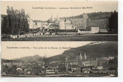 LA LOUVESC - Ardèche- CPA 07 - jolie carte 2 vues
