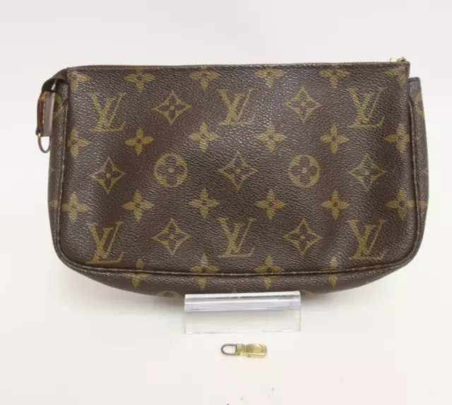 Authentic Louis Vuitton Monogram Pochette Accessories Pouch Bag  #27805