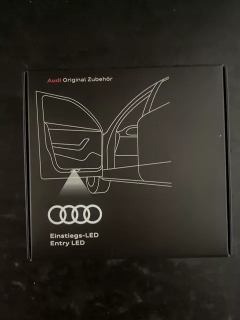 AUDI DOOR ENTRY LED PUDDLE LIGHT RINGS BEAMS 4G0052133G OEM    ( 2 LED Set)