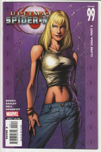 Ultimate Spider-Man #99 - Marvel 2006 - Cover by Mark Bagley [Clone Saga Part 3]