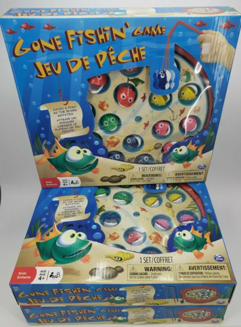 GONE FISHIN GAME Fishing Motorized Cardinal Classic Board Game Kids £6.54 -  PicClick UK