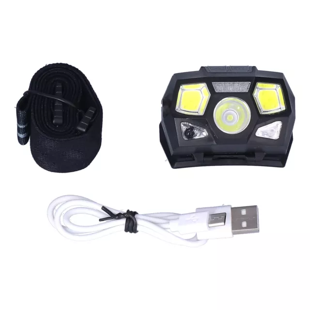 500lm Head Lamp Long Battery Life Headlamp Rechargeable High Brightness For