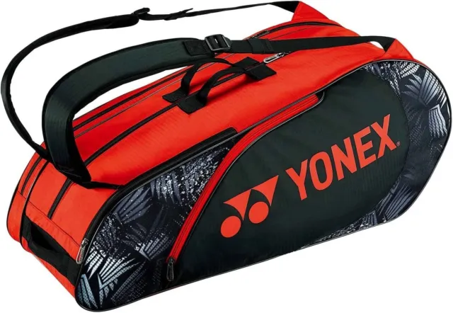 Yonex Tennis Racket Bag 6 pack Backpack BAG2222R Black Red Japan