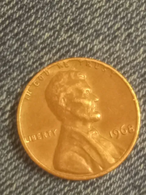 1968 Lincoln Penny with Error on Top Rim and "L" in Liberty on Edge Plus More