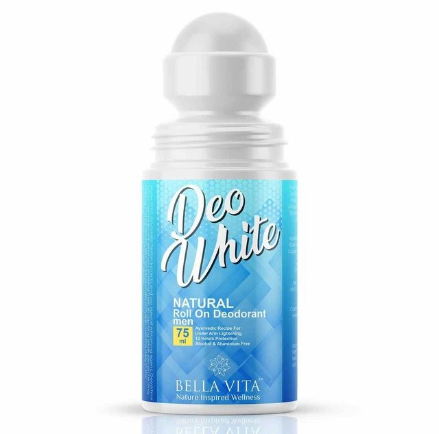 Bella Vita Deowhite Sous Bras Peau Blanchissant Naturel Roll On Déodorant De Men