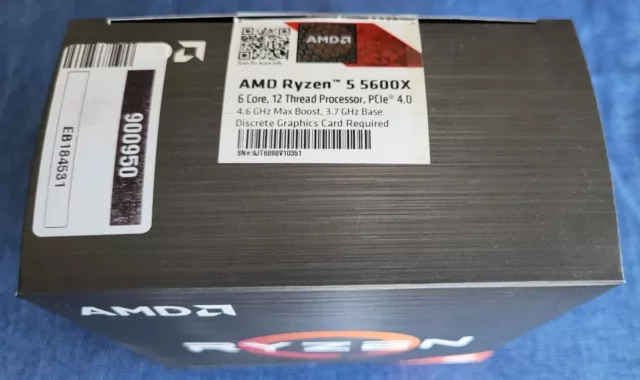 AMD Ryzen 5 5600X Desktop-Prozessor (4,6GHz, 6 Kerne, Sockel AM4) in der Box