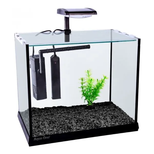 Aqua One Betta Oasis Complete Aquarium Fish Tank with LED, Heater and Filter 13L