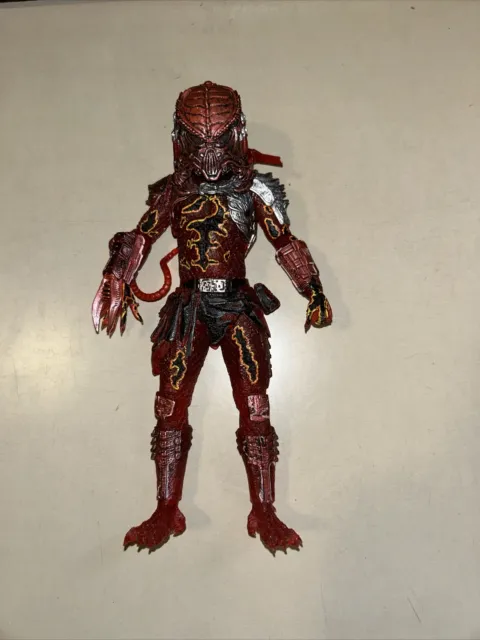 Neca Predator Ultimate Alien Hunter Lava Planet 7” Figure Series 13 Genuine