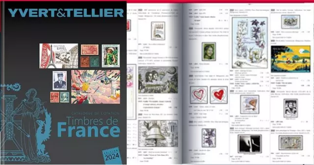 Catalogue de cotations timbres de France 2024 - Tome 1 - Yvert et Tellier