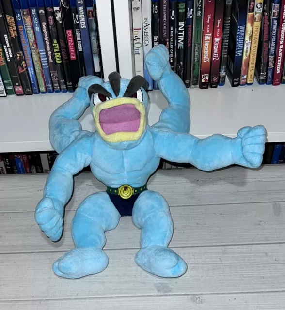 POKEMON MACHAMP BLUE Plush Stuffed Creature Soft Toy Rare Oly Factory 19.99 PicClick