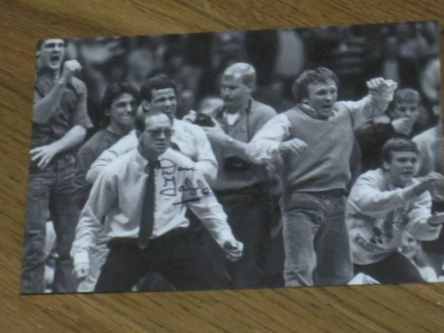 Iowa Hawkeyes DAN GABLE Signed 4x6 Photo OLYMPIC WRESTLING AUTOGRAPH 1G
