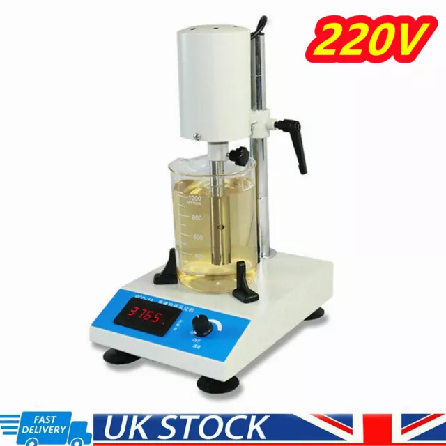 220V High Speed Emulsifying Homogenizer Laboratory Dispenser Adjustable New