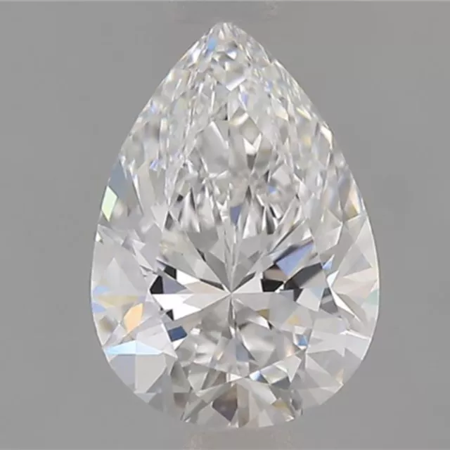 Certifié Igi Poire Forme 1.01 Carat F/VVS2 Cvd Labo Grown Diamant pour Bijoux