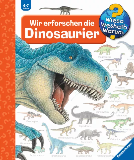 Wieso Weshalb Warum Wir erforschen die Dinosaurier 4-7 Jahre Bilderbuch + BONUS