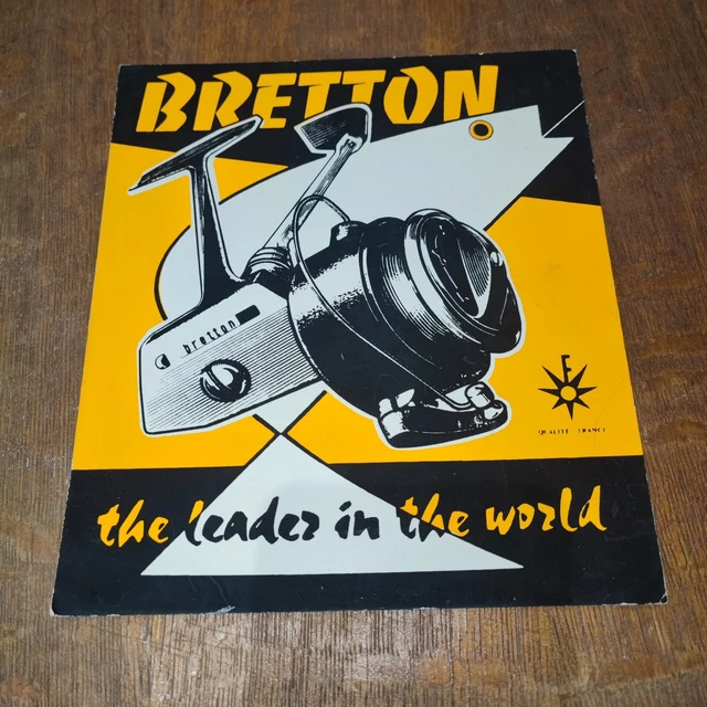 Ancien Carton Publicitaire BRETTON - Moulinets De Pêche Mitchell, Pezon