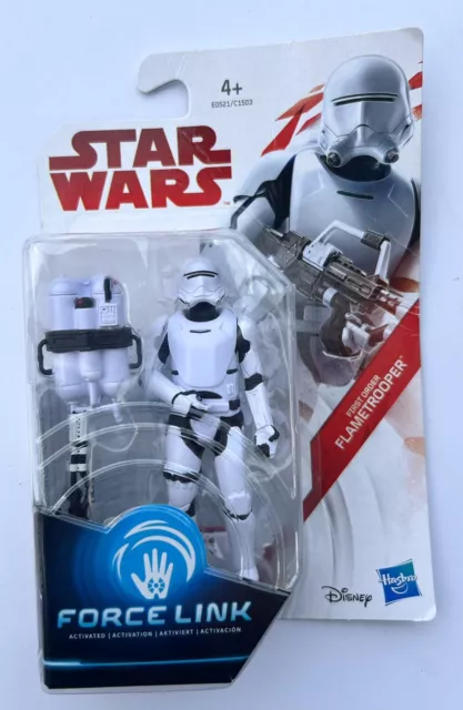 Star Wars The Last Jedi TLJ First Order Flametrooper ( Force Link ) Exclusive