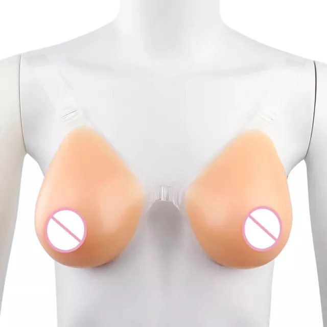 Silicone Artificial Breast Forms Shemale Crossdresser False Boobs 400-1600g