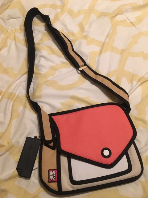 Jump From Paper Shoulder/Crossbody/Messenger Anime Cartoon Comic Fun 2D 3D Bag