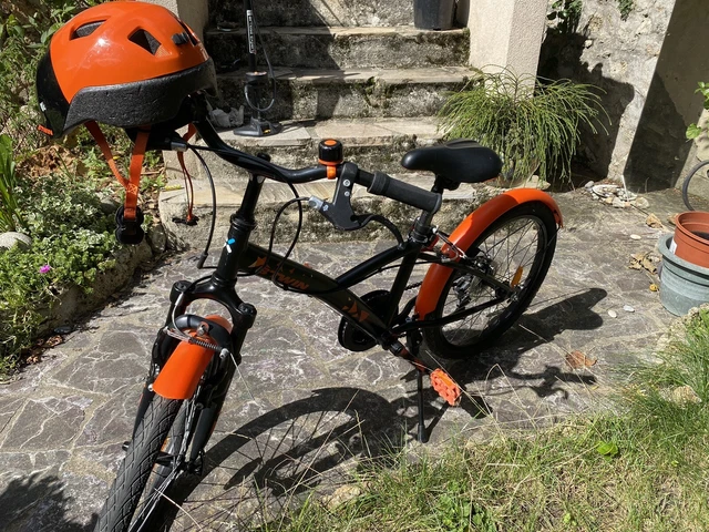 Velo btwin homme orange best sale