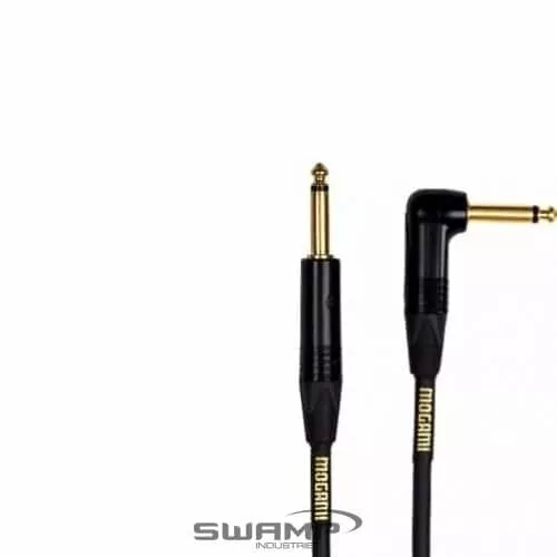 Mogami Gold Instrument Cable R/A Gold Plated Neutrik Plug - 3ft