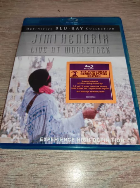 * Blu Ray Jimi Hendrix Live At Woodstock