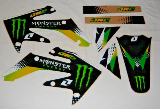 Honda Crf 250 Monster Energy Team Graphics Kit Crf250 2004- 2009