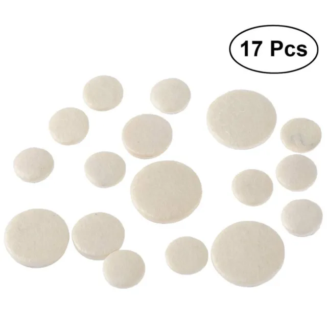 Improve the Performance of Your Clarinet 17pcs White Pads for Miscellaneous
