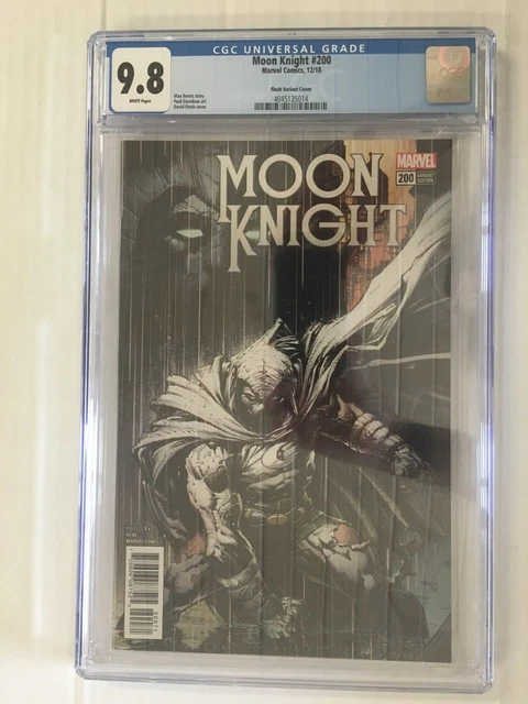 Moon Knight #200 CGC 9.8 - 2018 David Finch Variant - 1st Print - Last Issue
