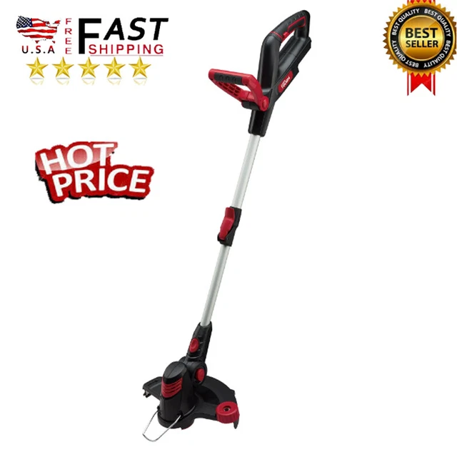 20V CORDLESS 12INCH String Trimmer Pivoting Head for Cutting & Edging