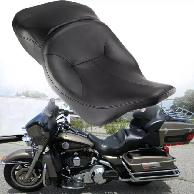 Driver Rider Passenger Seat For Harley Touring Electra Glide Classic FLHTC 97-07