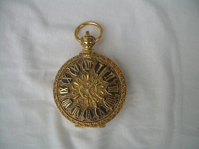 Lot 2X Boitiers Anciens Protection Montre Poche Gousset Alu ARGUS 20
