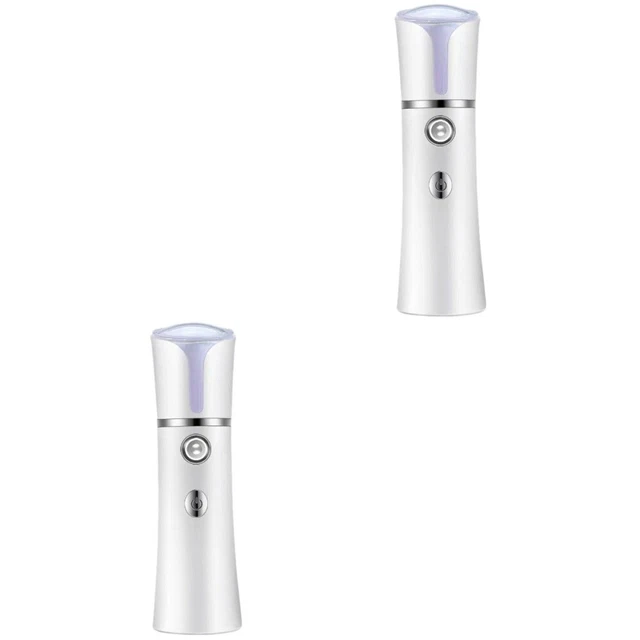 2 piezas vaporizador facial vaporizador portátil spray humidificador