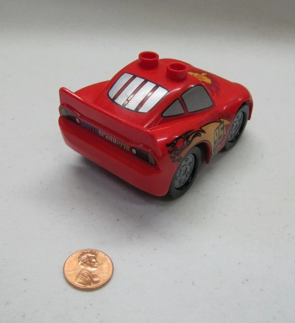 LEGO DUPLO PIXAR Cars Lightning Mcqueen Piston Cup #95 Radiator Springs ...