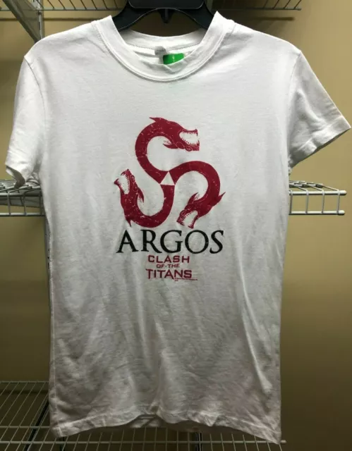 2010 Clash Of The Titans Argos Juniors White T-Shirt Brand New Size Large