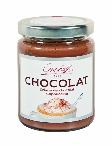 Grashoff Vollmilch-Schokoladencreme " Cappuccino ",250 G,3er Pacchetto (3 X 250