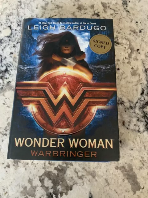 Wonder Woman Warbringer DC ICONS by Leigh Bardugo SIGNED 1st Edition 